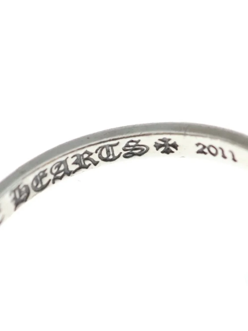 Chrome Hearts Bubblegum CH Pls CH Plus Silver Ring